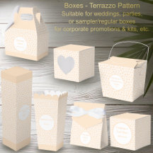 Boxes - Product-Promotional-Gift- Terrazzo Pattern