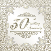 Pearl Wedding Anniversary Card Collection