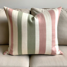 Throw Pillows with Stripes