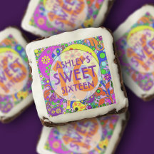 Colorful Sweet 16 Birthday Decorations