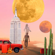 STATIONERY - collage art covers