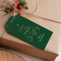 Christmas Modern Holiday Gift Tags & Packaging