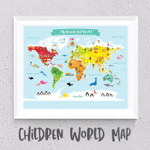 Children World Map