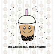 Cute Boba Bubble Tea Pun