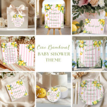 Ciao Bambina Baby Shower Theme