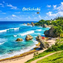 Bathsheba, Barbados - Tropical Beach Coast