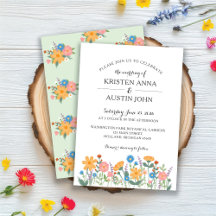 Summer Wildflower Wedding / Birthday / Baby