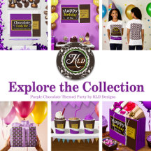 Purple Chocolate Themed Party