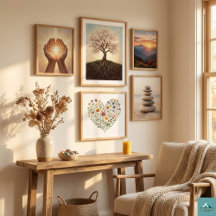 The Gratitude Gallery: Positive Art & Mindful Gift