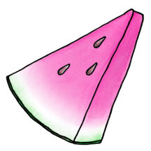 Watermelon slice