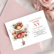 Blush Floral Fairy Girl Birthday 68P