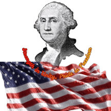 American patriotic sticker