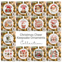 Christmas Cheer Keepsake Ornaments