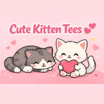 Cute Kitten T-Shirts | Kawaii & Adorable Cat Tees