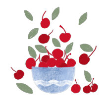 Bowl of Cherries Preppy Golf Accessories 