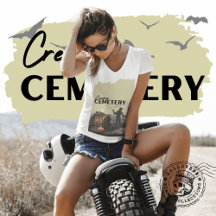 Creepy Cemetery (Halloween Stamp Collection)