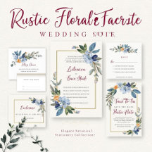Rustic Floral Wedding Suite