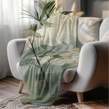 Japandi Sherpa Blanket