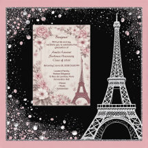 Parisian Vintage Pastel Elegant Graduation Suite