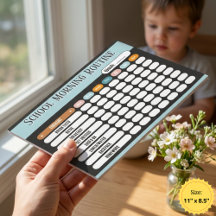 Daily Routine Planner Notepad – Kids & Adults