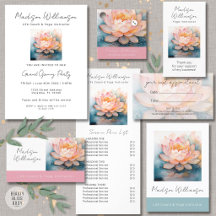 Lotus Flower Holistic Business Stationery 