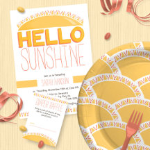 Hello Sunshine Baby Shower