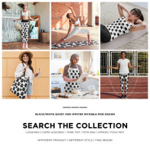 Black/White Ghost and Hipster Invisible Man Design