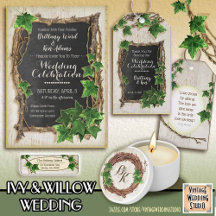 Ivy And Willow Wedding Invitations