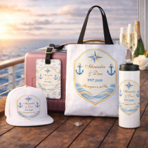 Personalized Nautical Honeymoon Crest