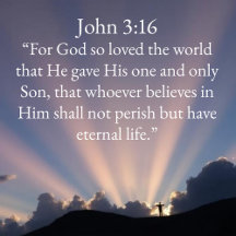 Bible Verse John 3:16 