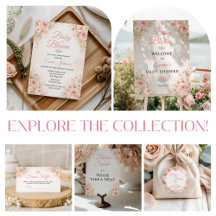 Soft Blush Baby in Bloom Floral Collection