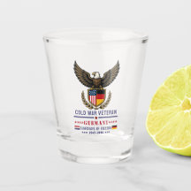 Military & Cold War Veteran Shot Glasses