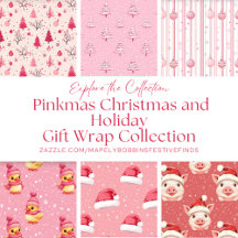Pinkmas Christmas and Holiday Gift Wrap Collection