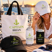 Personalized Captain Name & Boat Name Nautical 