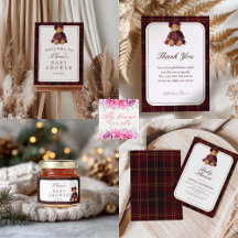 Teddy Bear Girl Baby Shower 