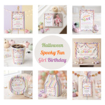 Halloween Spooky Fun Girl Birthday Party 