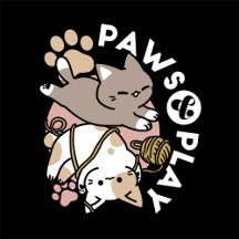 Cute Playful Cats Design – Fun Paws and Play