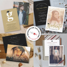 GRADUATION PARTY INVITATIONS / GRAD PHOTO CARDS