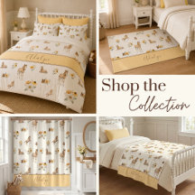 Girl Boho Horse Wildflowers Monogram Bedroom Decor