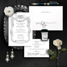 Ornate Classic French Rose Garland Wedding