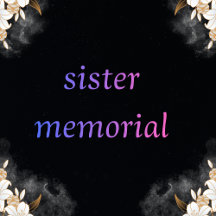 Memorial Sister Pillow Titles
