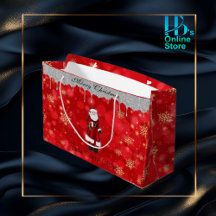 Holiday -  Christmas Gift Bags (Customizable)