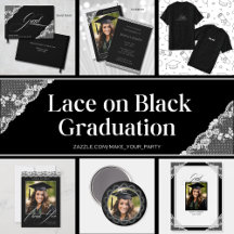 Lace on Black Graduation Collection