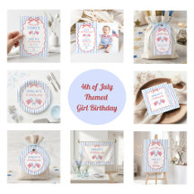 4th of July Themed Girl Birthday