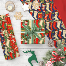 Retro Vintage Christmas Stockings Collection