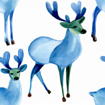 Blue Woodland Christmas
