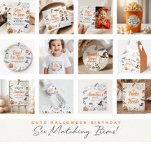 Cute Halloween Birthday Party