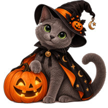 Cute Spooky Kittens Halloween
