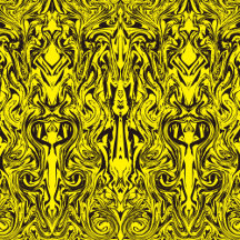 Black & Yellow Abstract