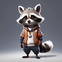 Cartoon Raccoon